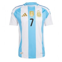 Argentina Rodrigo De Paul #7 Hemmatröja Copa America 2024 Korta ärmar